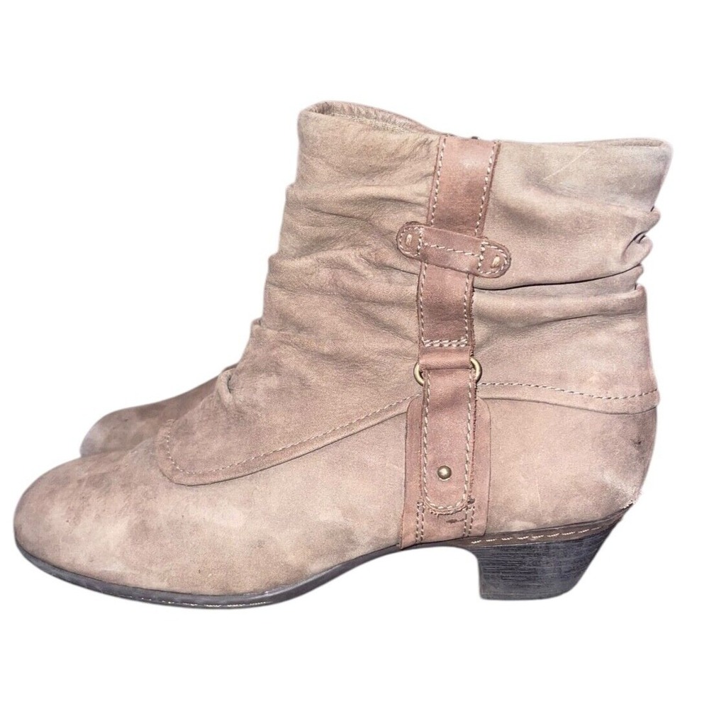Cobb Hill By New Balance‎ Boots Women's Size 9 Wide Ankle Booties Leather Heels